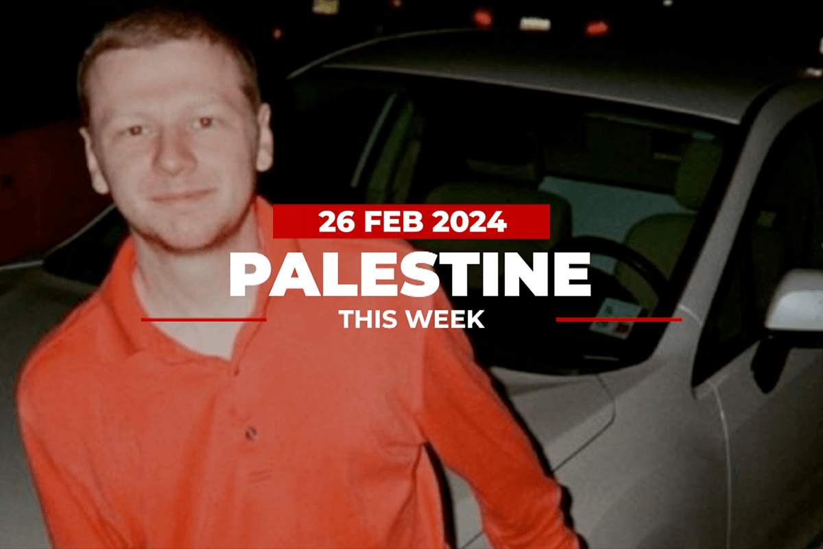 Palestine This Week: Turning point? 'I will no longer be complicit in genocide'