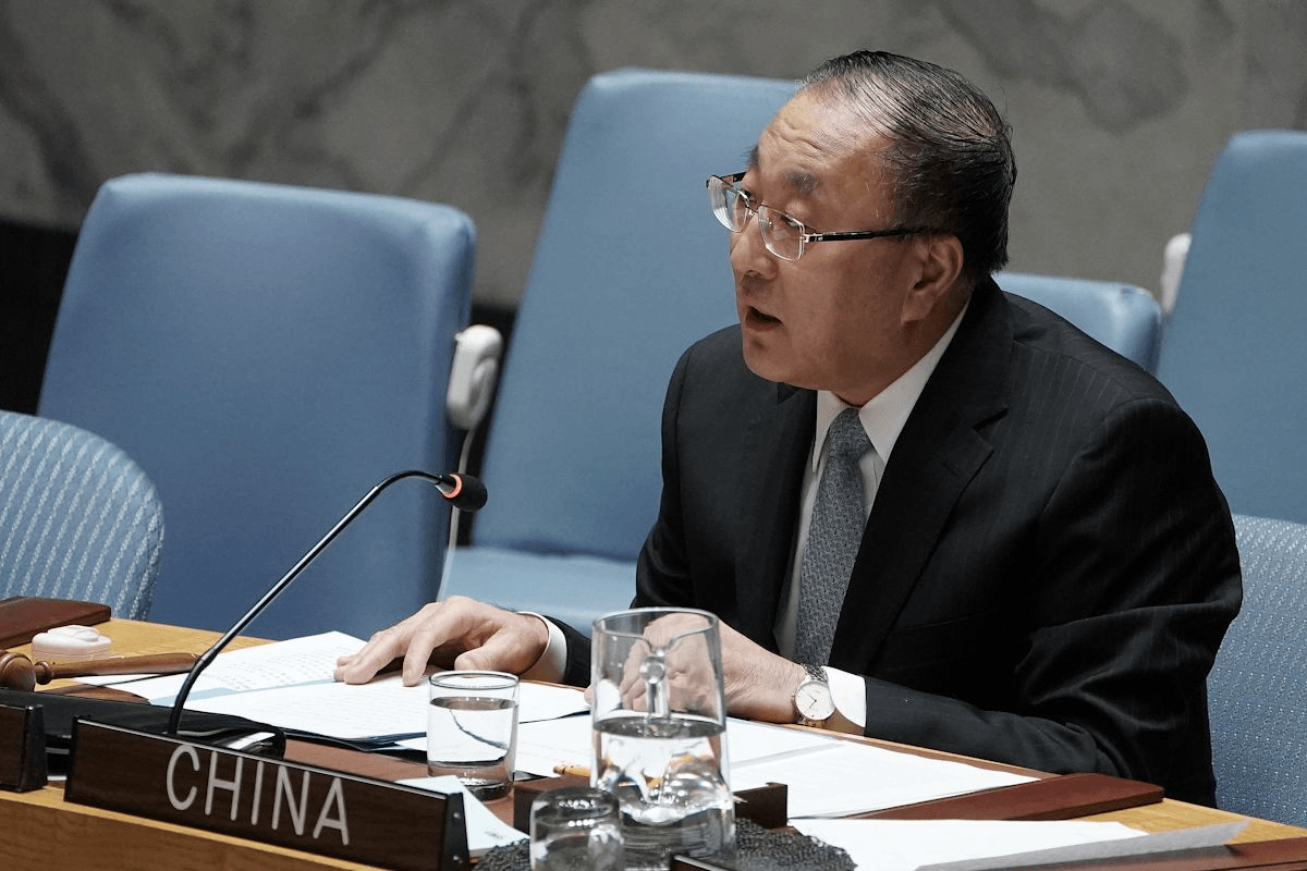 China’s UN Ambassador Calls for Immediate Ceasefire and Strong Action in Gaza