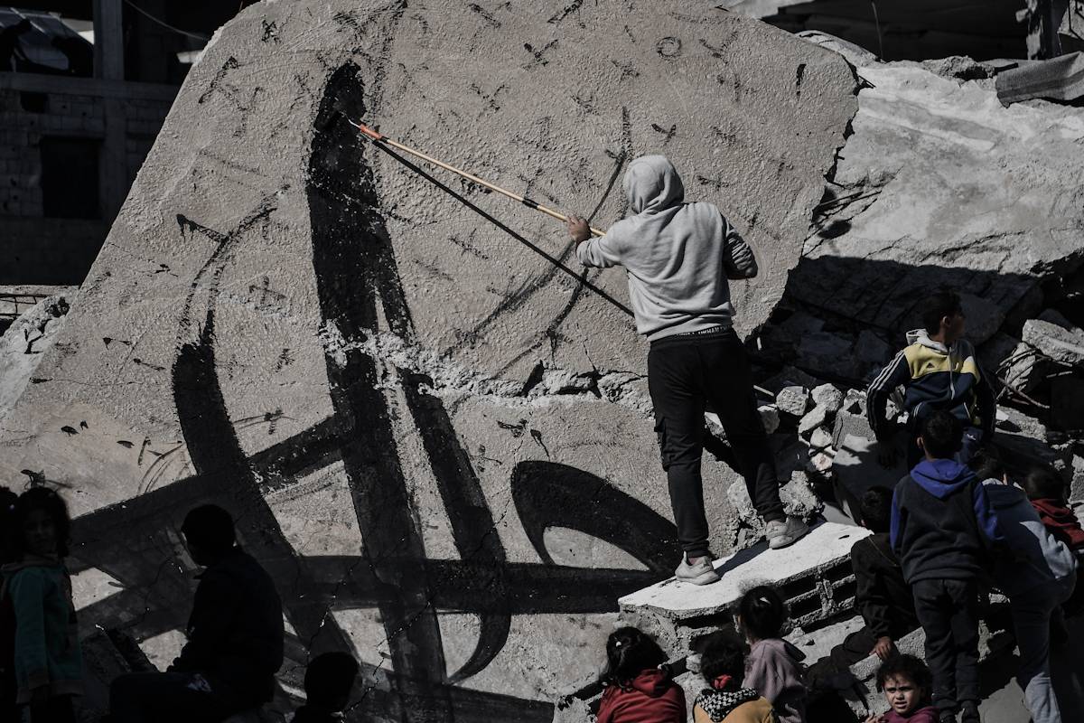 Dispatch from Gaza: Drawing hope from Rafah's ruins