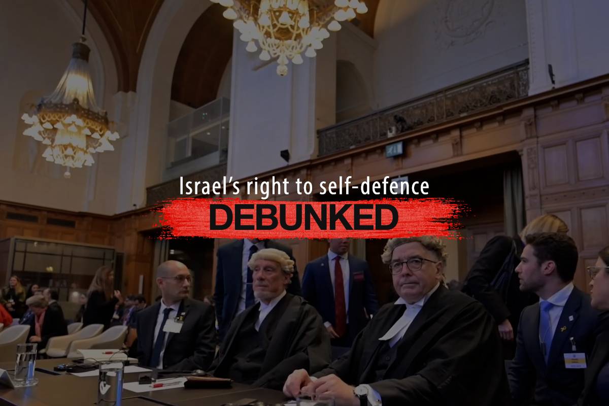 Debunked: Israel's right to self-defence