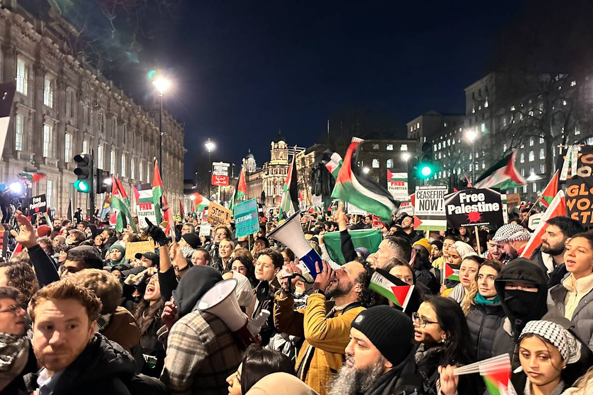 Public protests UK complicity in Israeli war crimes