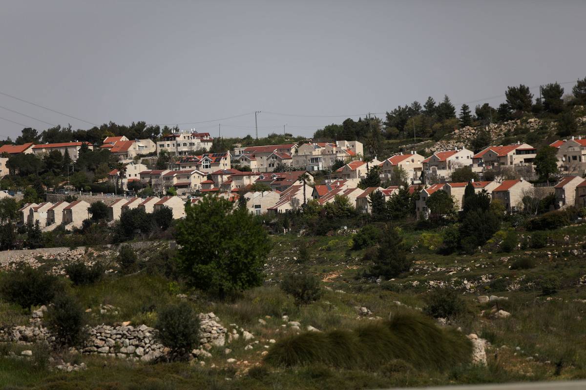A general view of Efrat Jewish Settlement in Bethlehem, West Bank on March 30, 2024. [Wisam Hashlamoun - Anadolu Agency]