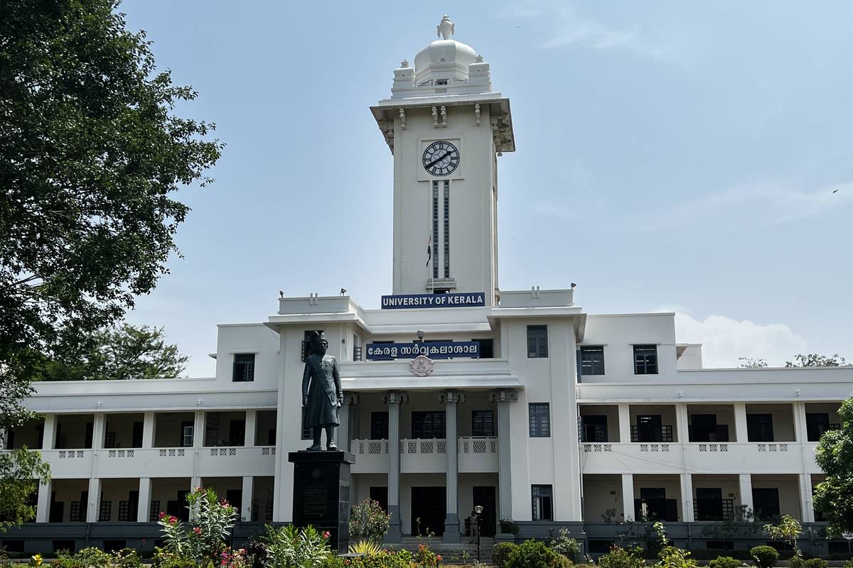 University of Kerala in Thiruvananthapuram (Trivandrum), Kerala, India on May 12, 2022. [Photo by Creative Touch Imaging Ltd./NurPhoto via Getty Images]