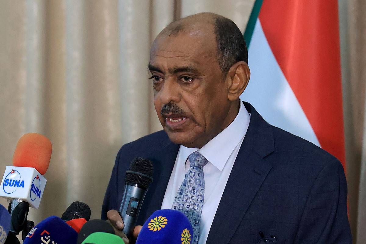 Sudanese acting foreign minister Ali al-Sadiq. [Photo by ASHRAF SHAZLY/AFP via Getty Images]
