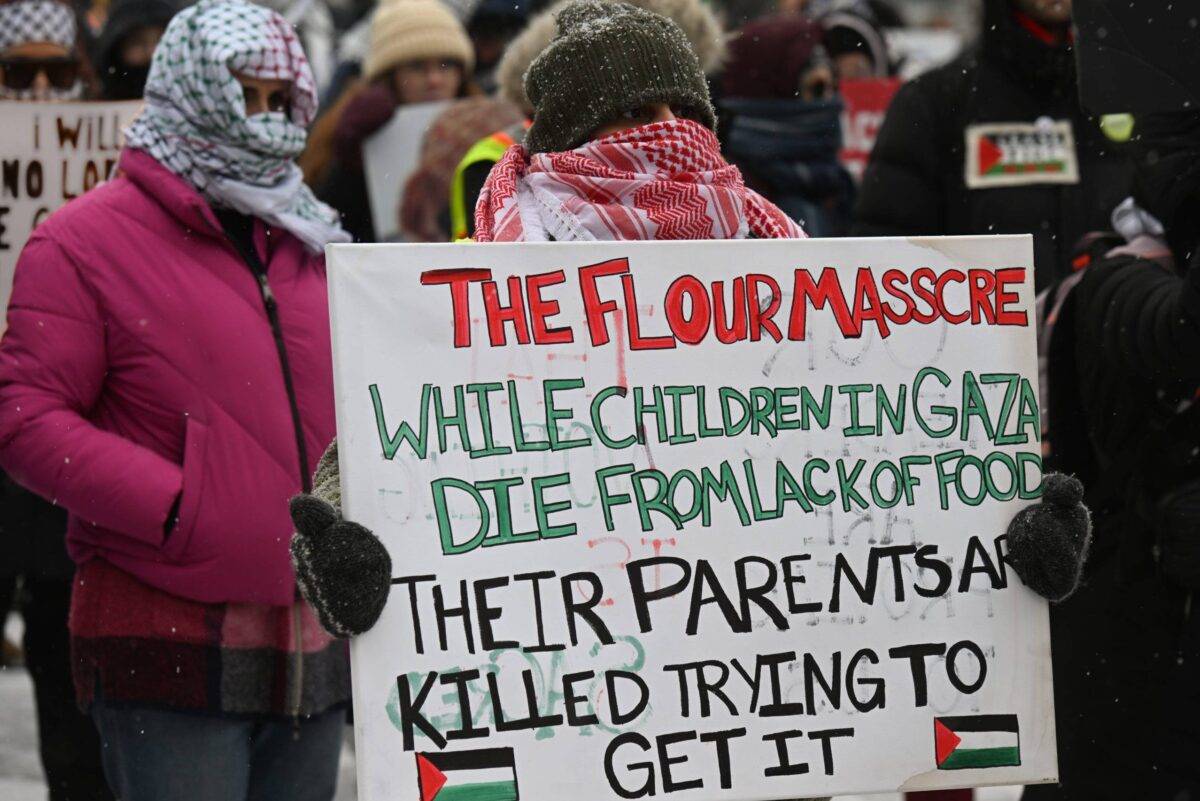 Pro-Palestinian Solidarity Rally In Edmonton