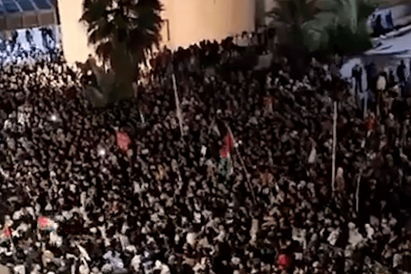 Protesters reject Israeli embassy presence in Jordan