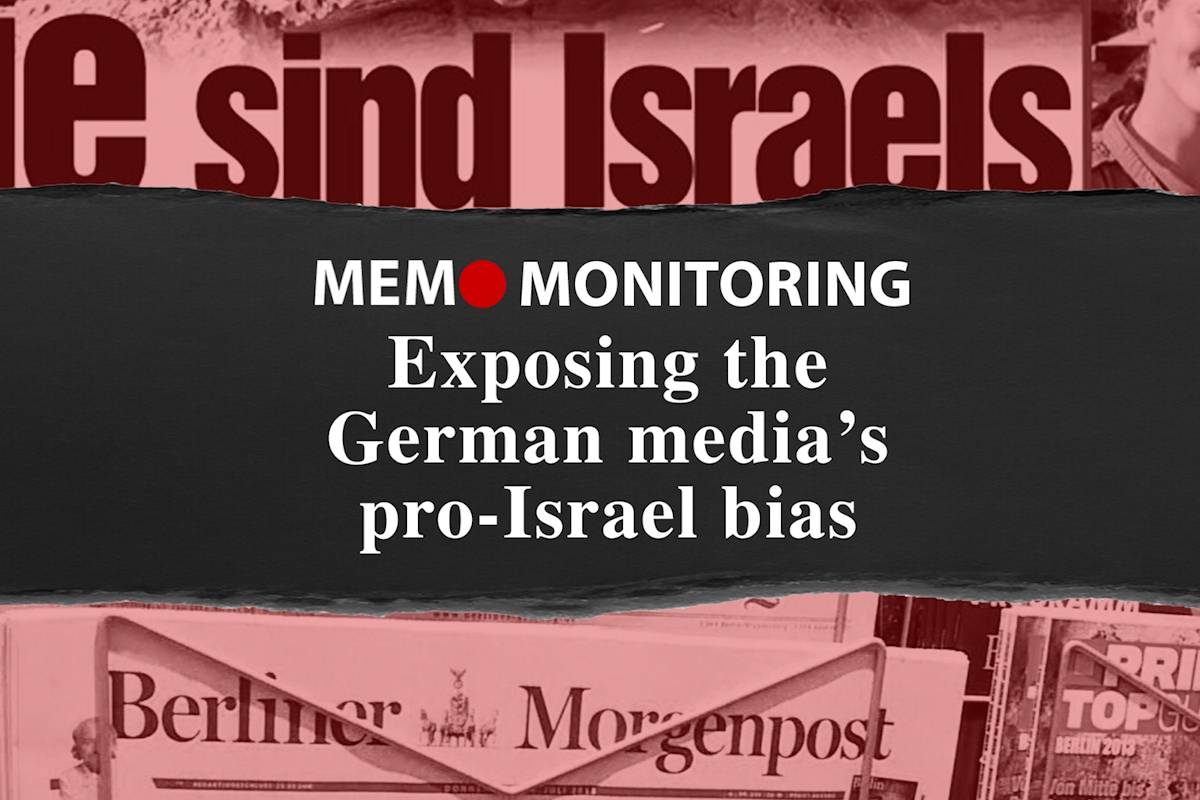 MEMO Monitoring: Exposing the German media's pro-Israel bias