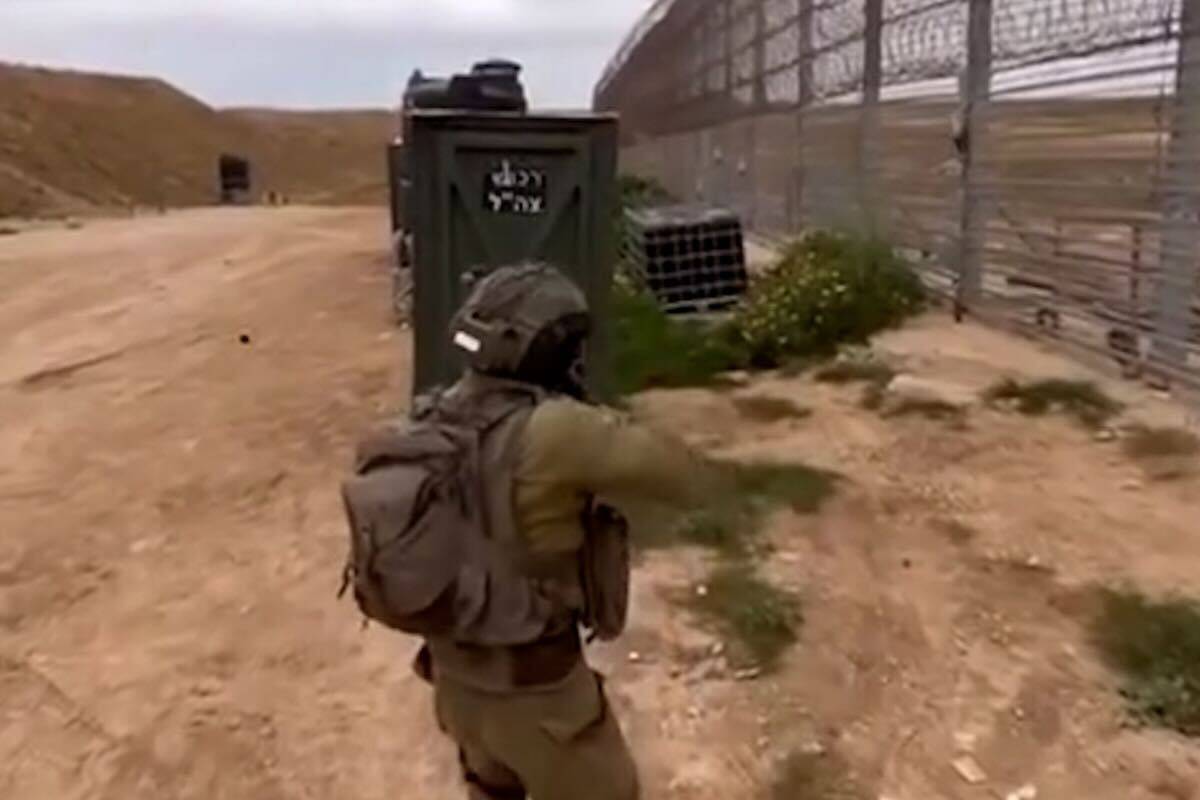 Israeli soldier imitates GTA game in Gaza