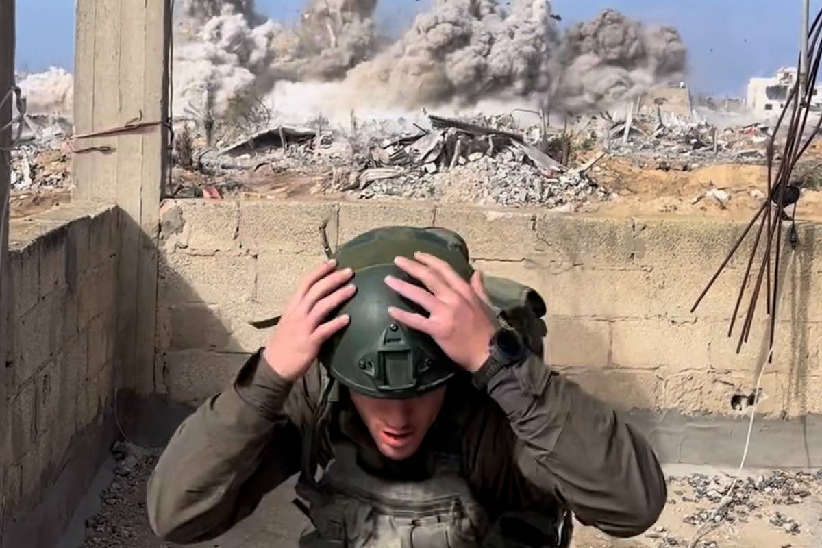 South African Israeli soldier posts video mocking destruction in Gaza