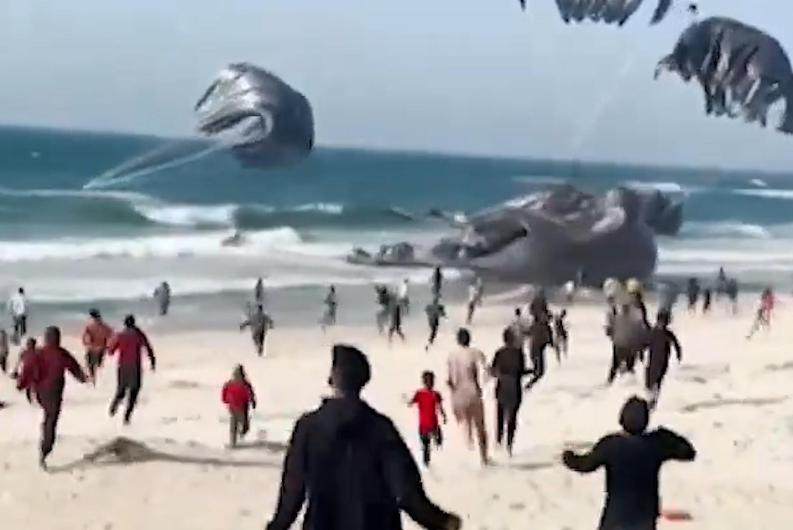 Reports Of 38 000 Meals Dropped By US Aircraft In Gaza Middle East 
