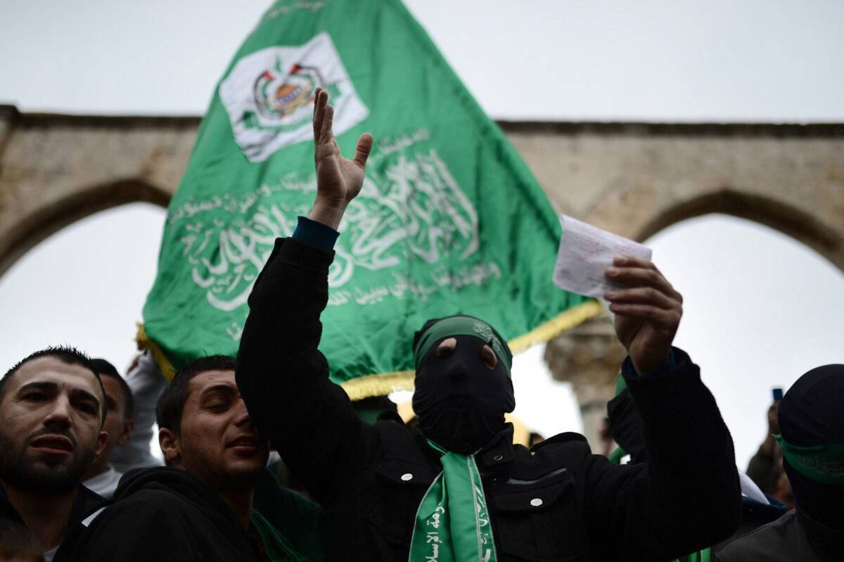 Protest in Jerusalem after friday prayer at the Al-Aqsa Mosque