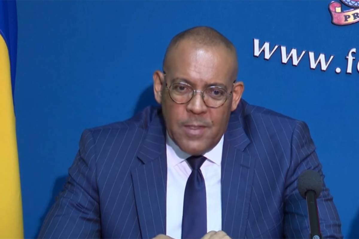 Barbados Foreign Minister Kerrie Symmonds. [screengrab/cbcnewsbarbados/Instagram]