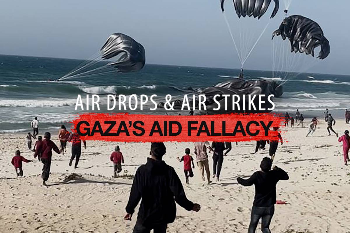 Aid piers and air strikes: Gaza's aid fallacy
