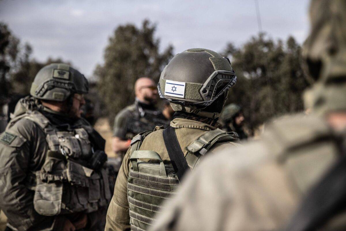 Israel continues to deploy soldiers, tanks, military aircraft and armoured vehicles near the Gaza Border as Israeli attacks continue on Gaza on May 1, 2024 [Mostafa Alkharouf - Anadolu Agency]