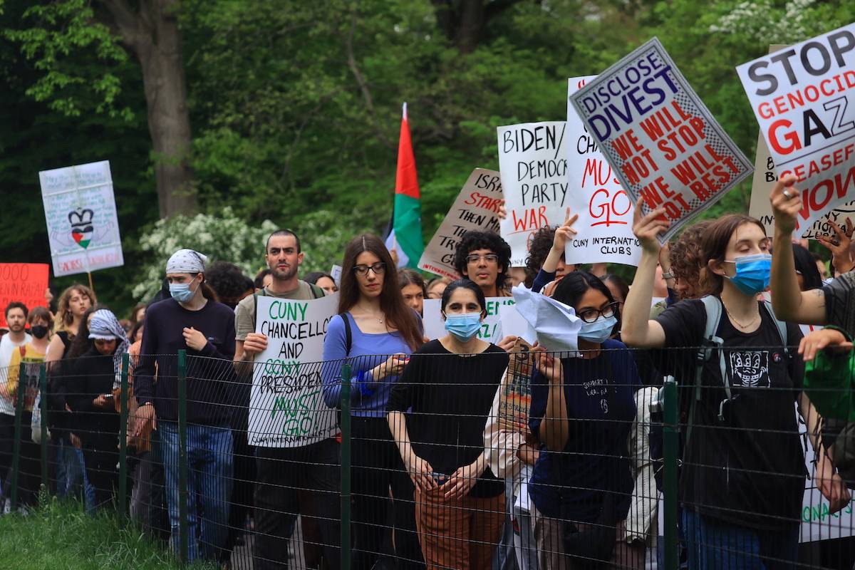 Together they arise, united against apartheid