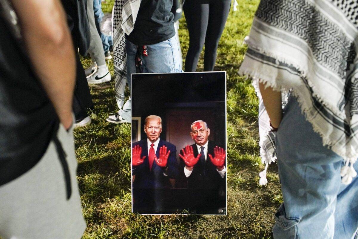 Pro-Palestinian Protesters Rally On Ohio State University