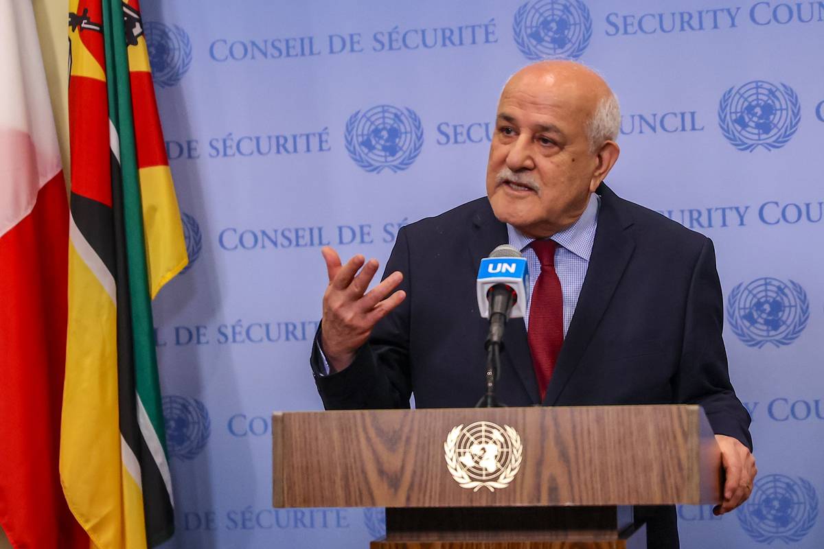 Un Palestinian Representative Palestine’s Permanent Representative to the United Nations (UN) Riyad ...