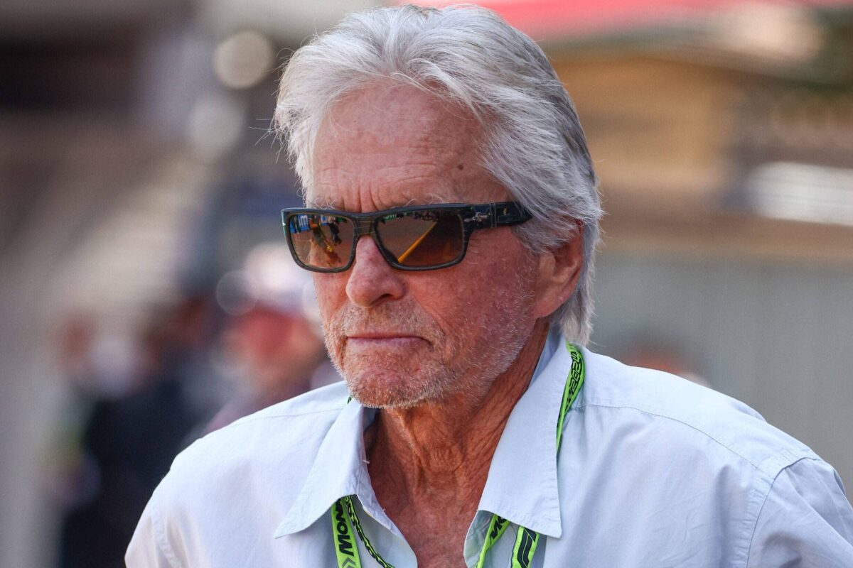 Michael Douglas is seen in the pitlane before the F1 Grand Prix of Monaco at Circuit de Monaco on May 26, 2024 in Monte-Carlo, Monaco [Beata Zawrzel/NurPhoto via Getty Images]