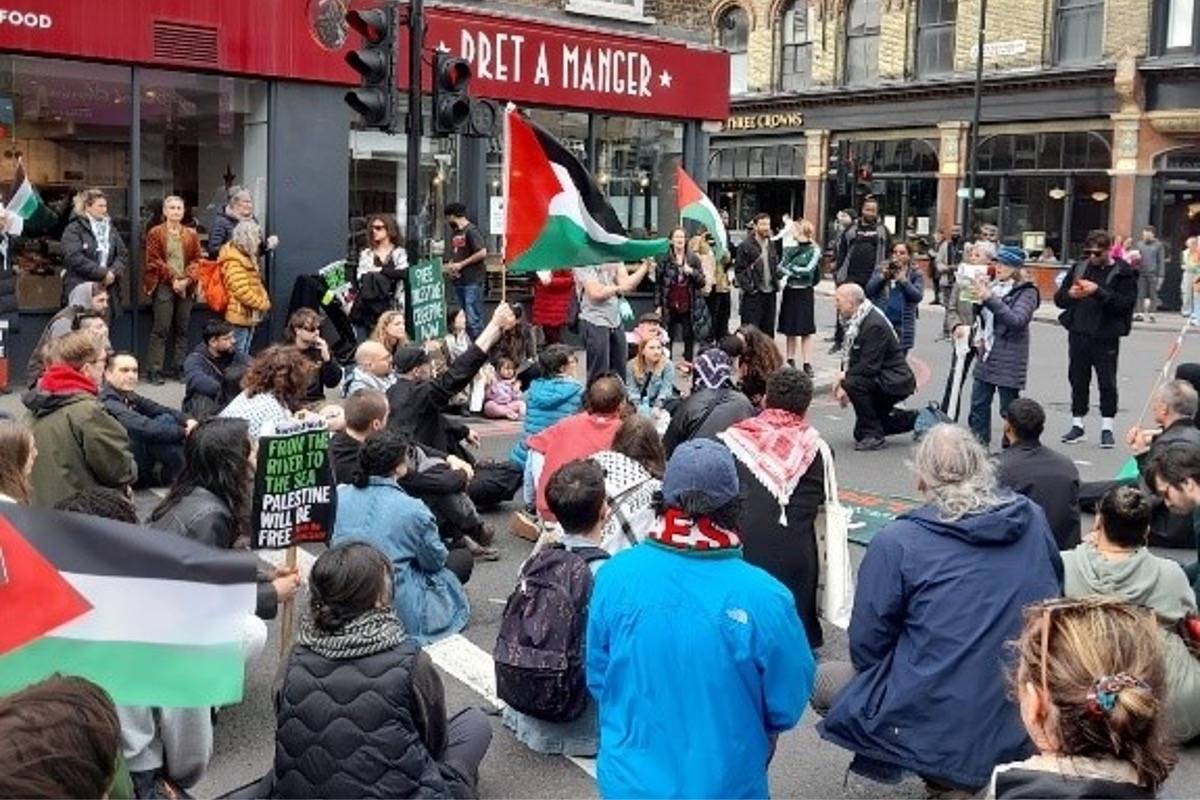 UK coffee and fresh food chain Pret a Manger pulled out of an agreement to open branches in Israel as a result of the war on Gaza its franchisee said on 2 June 2024. The chain had come under pressure from human rights groups not to support Israel's attacks on Gaza [Palestine Solidarity Campaign]