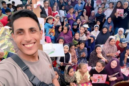 ‘If you want to rebuild a country, you start with their minds,’ says Gaza teacher