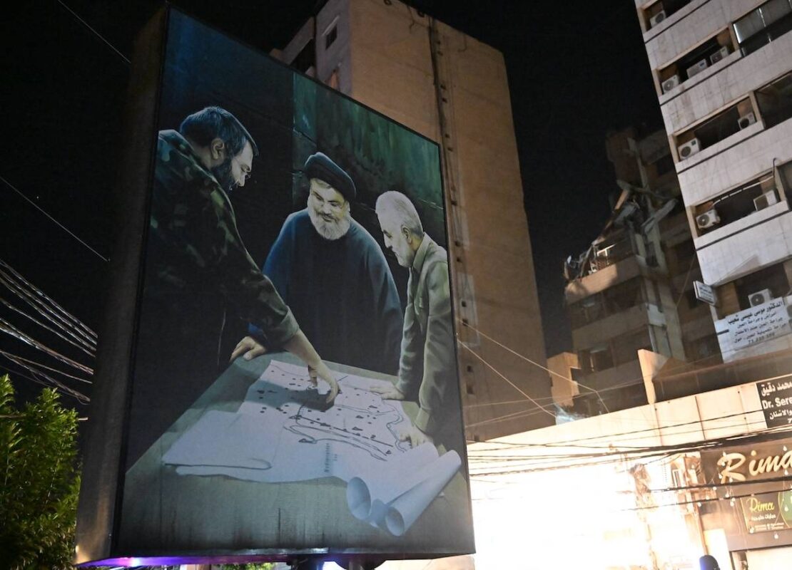 Security forces and ambulances arrived at the site after Israel launched an airstrike on  Beirut's southern suburb of the Dahieh area, amid escalating tensions with Hezbollah on July 30, 2024. [Houssam Shbaro - Anadolu Agency]