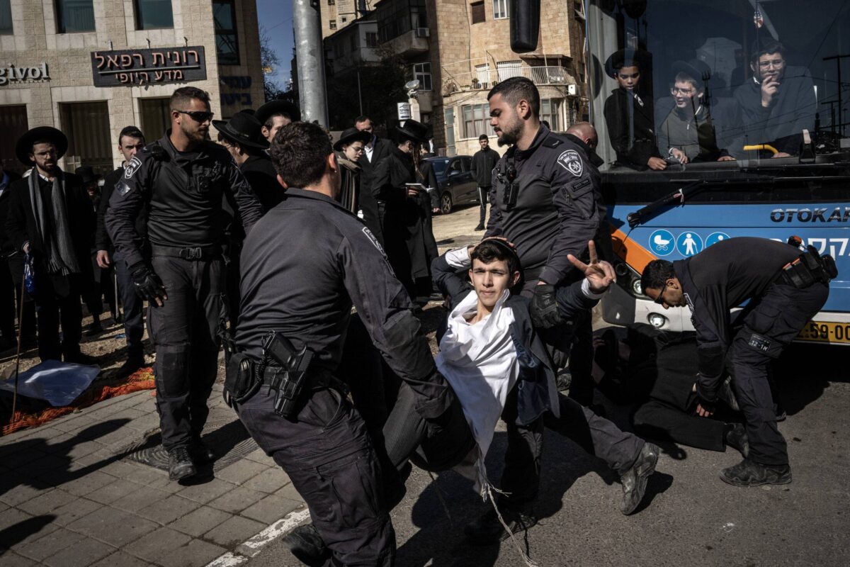 Israel arrests 3 Ultra-Orthodox men for dodging military draft in first-ever police action