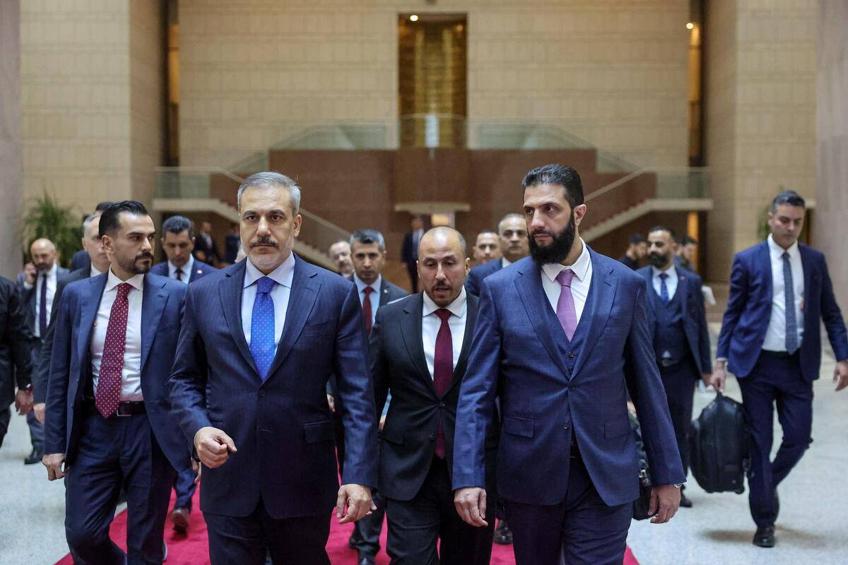 Delegation of top Turkish officials meets Syrian president in Damascus ...