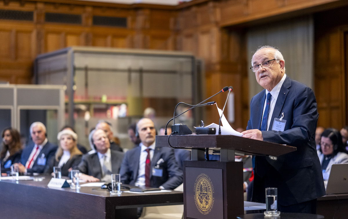 Un Palestinian Representative HE Mr Riyad Mansour, Minister, Permanent Representative of the State of ...