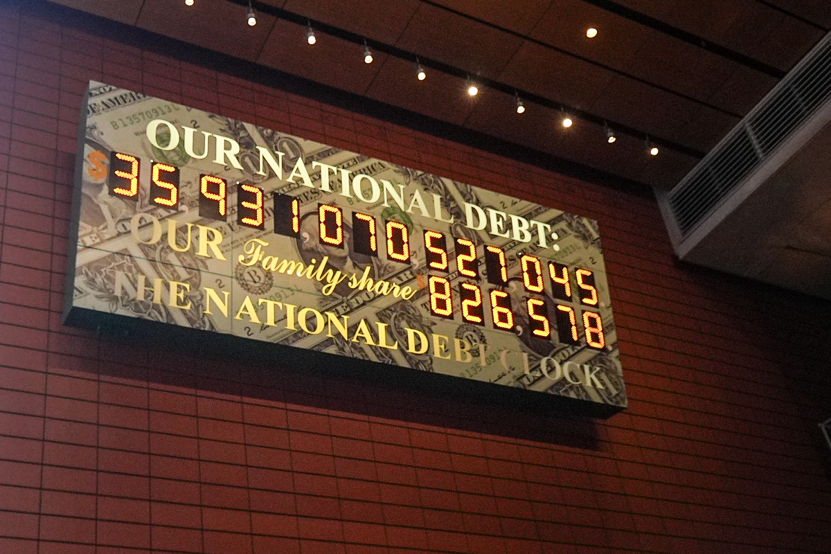 UNITED STATES DEBT CLOCK LIVE visual data 8