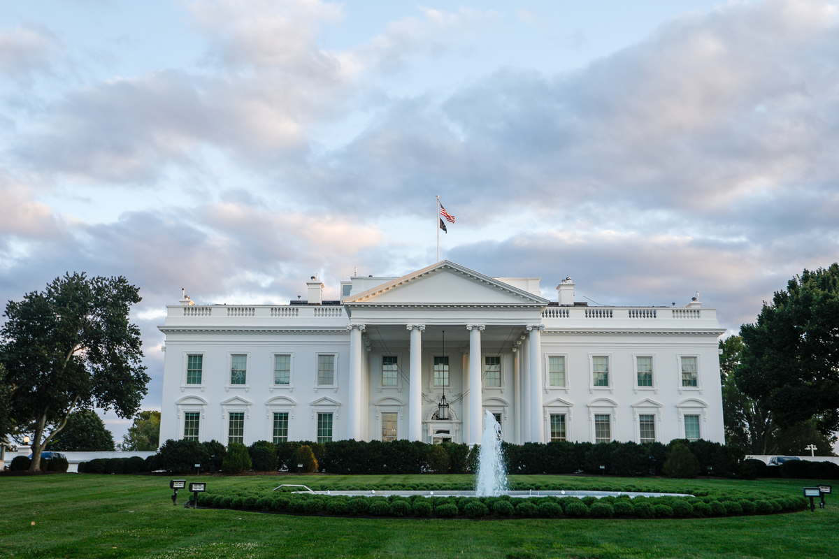 The White House is seen in Washington, D.C.on September 09, 2025. ([Yasin Öztürk - Anadolu Agency]