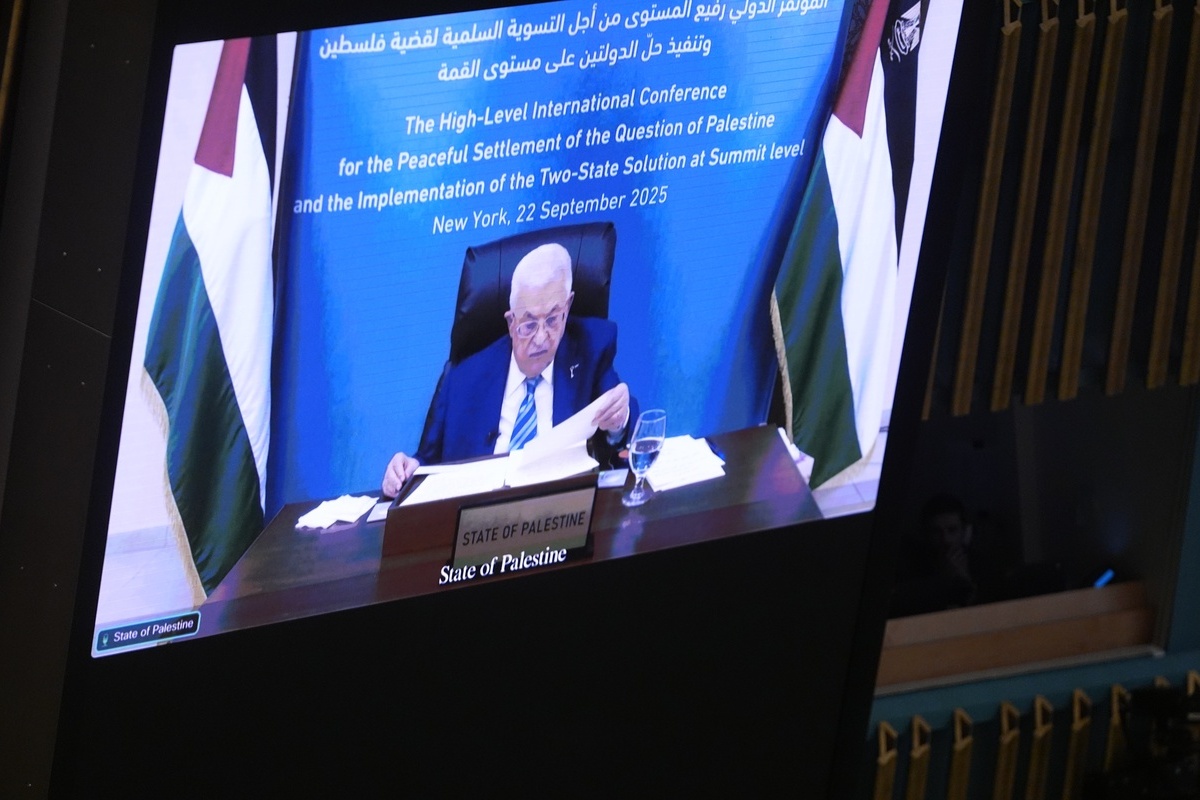 Abbas calls for end to Gaza war to establish independent Palestinian state