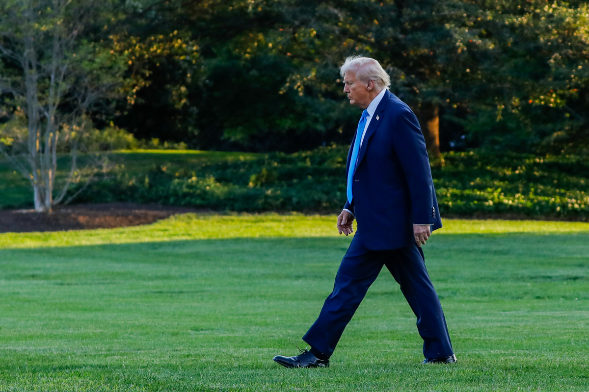 US President Trump departs White House to New York for UN General ...