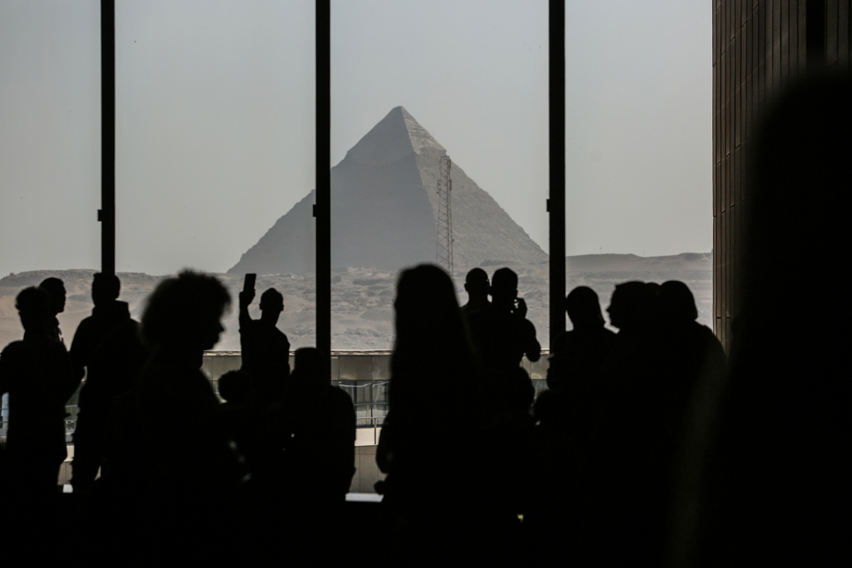 The Grand Egyptian Museum, also known as the “Fourth Pyramid” – Middle ...