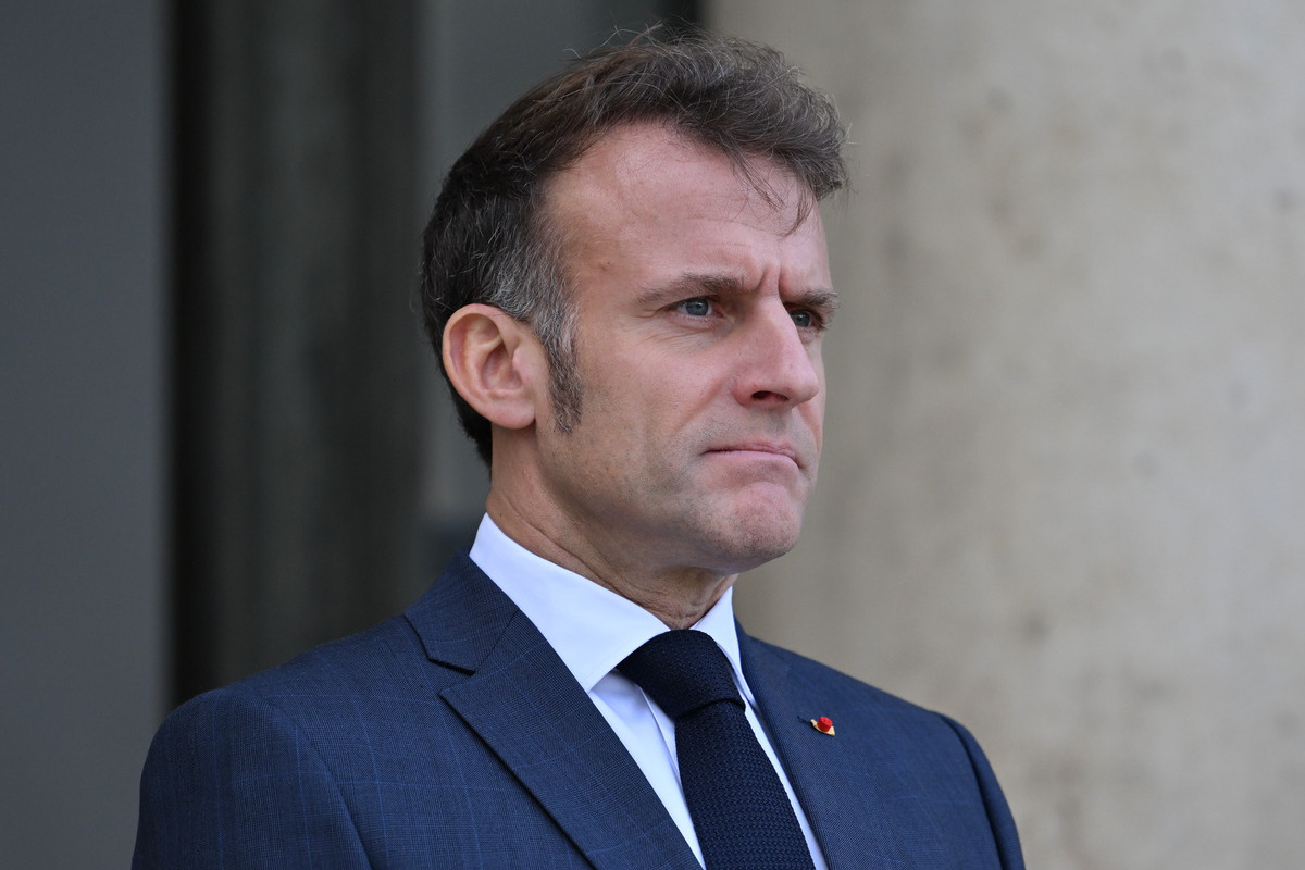 French President Emmanuel Macron in Paris, France on November 17, 2025. [Mustafa Yalçın - Anadolu Agency]