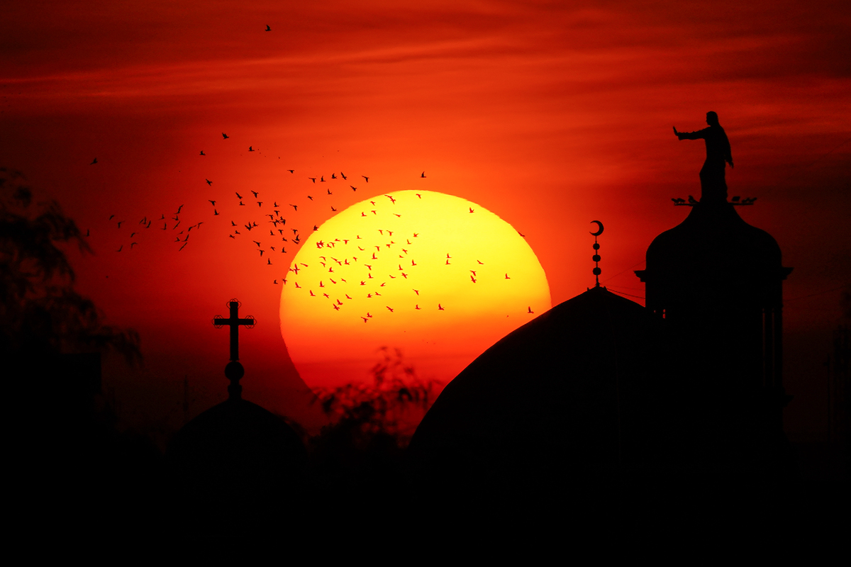 Iraq Sunset Sunset in Iraq – Middle East Monitor