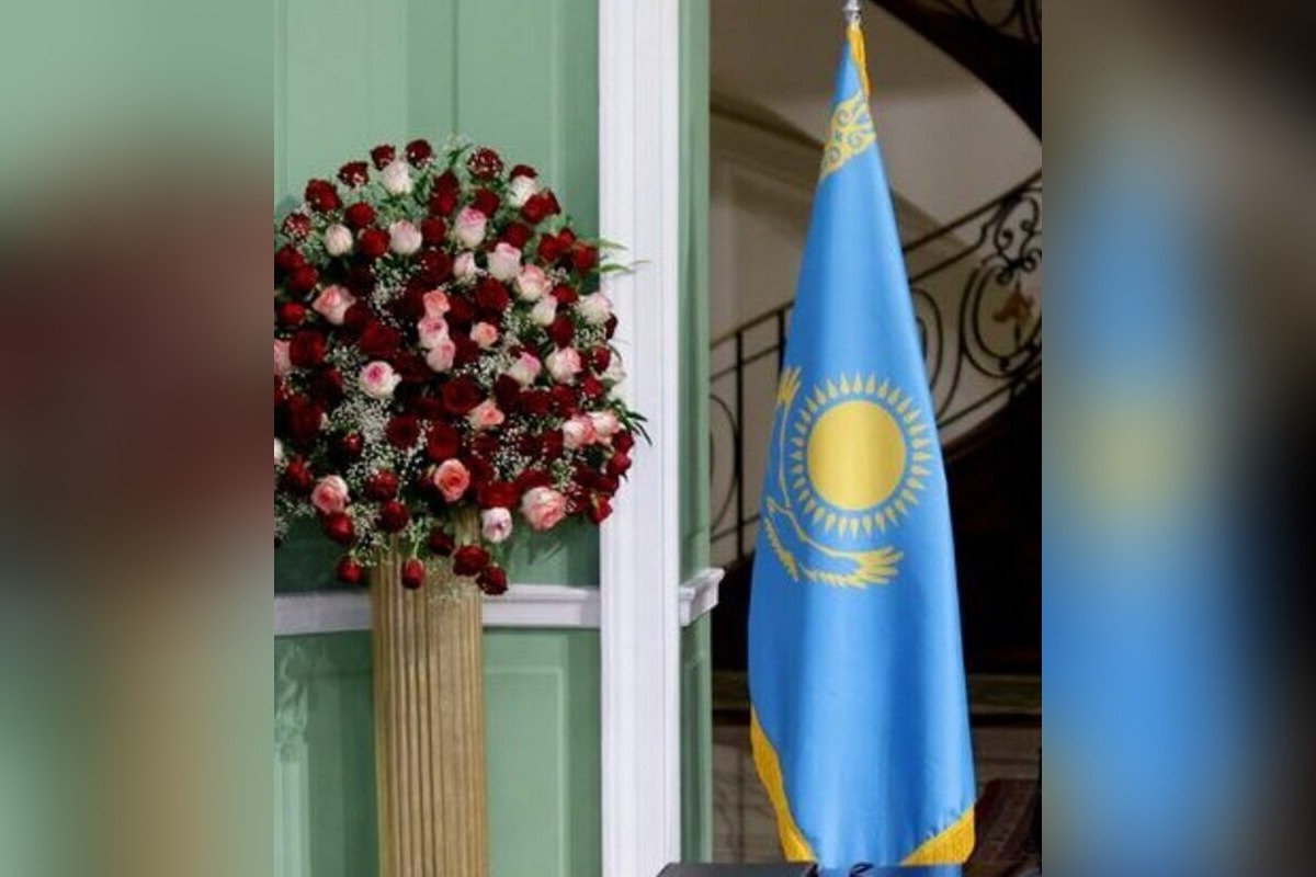 Flag of Kazakhstan. [AA]