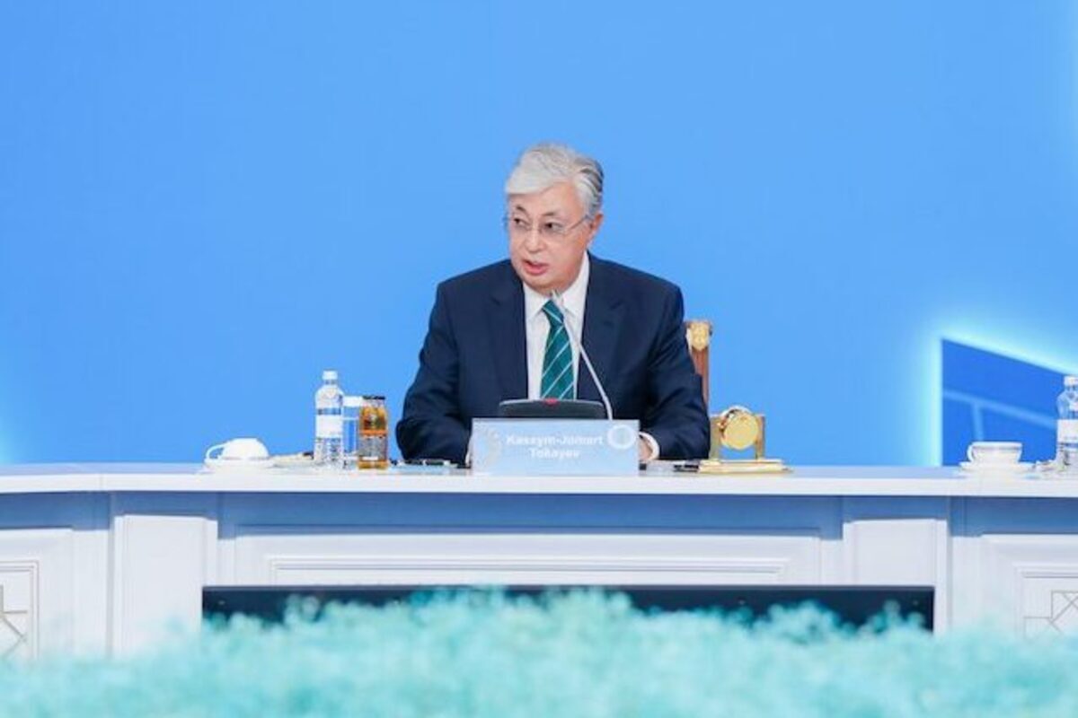 Kazakh President Kassym-Jomart Tokaev. [Meirbek Tazhkuranov - Anadolu Agency]