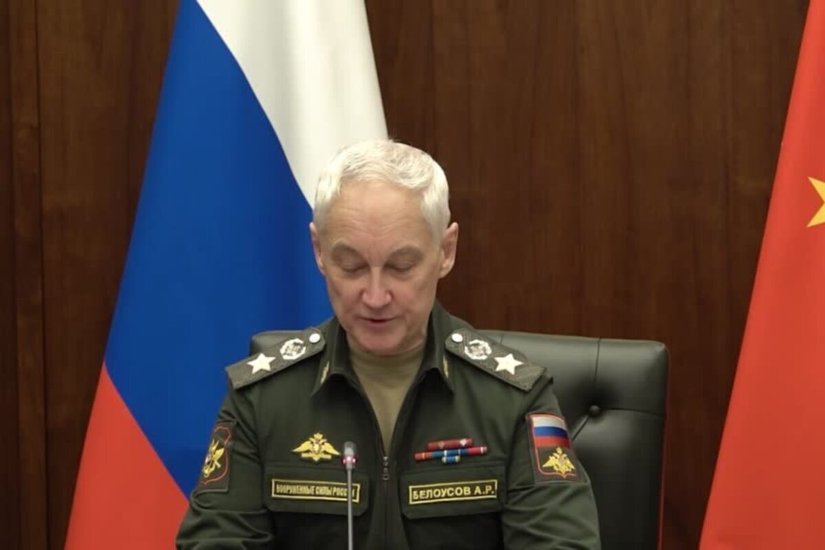 Russian Defense Minister Andrey Belousov. [Screengrab/AA]