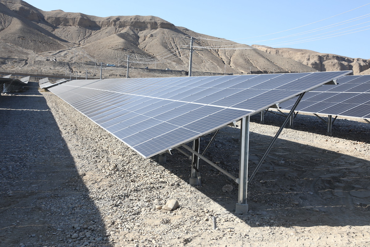 Inauguration ceremony of 22.75-megawatt solar power plant in Kabul ...
