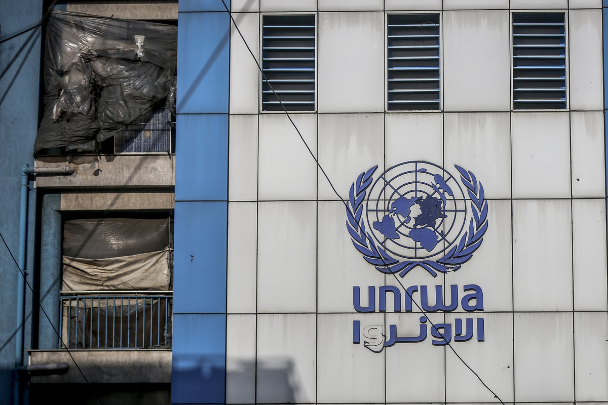 Displaced Palestinians struggle to maintain their daily lives under difficult conditions due to cold weather at a UNRWA shelter in the Shujaiya neighborhood of Gaza City, Gaza on January 20, 2026. [Saeed M. M. T. Jaras - Anadolu Agency]