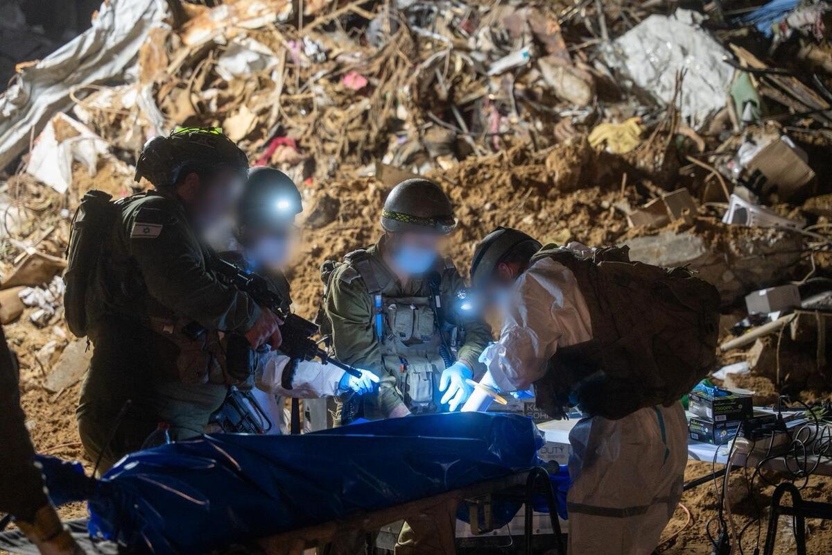 Body of Ran Gvili, the last Israeli hostage remaining in the Gaza Strip, is found during search operations conducted in the east of Gaza City, Gaza on January 26, 2026. [Israel Defense Forces (IDF)/Handout - Anadolu Agency]