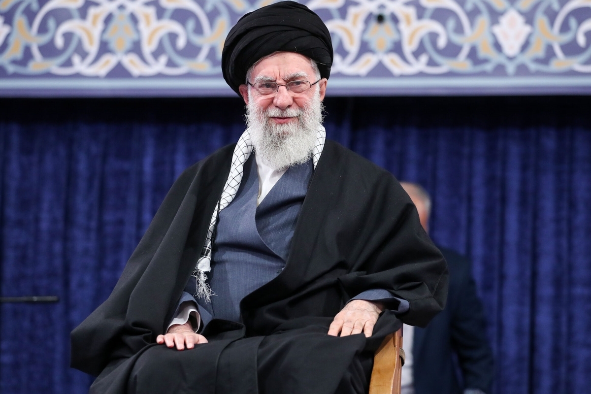 Supreme Leader of Iran Ali Khamenei addresses the public at his residence as the second round of negotiations between Iranian and US delegations begin in Geneva on February 17, 2026 in Tehran, Iran. [Iranian President's Press Office - Anadolu Agency]
