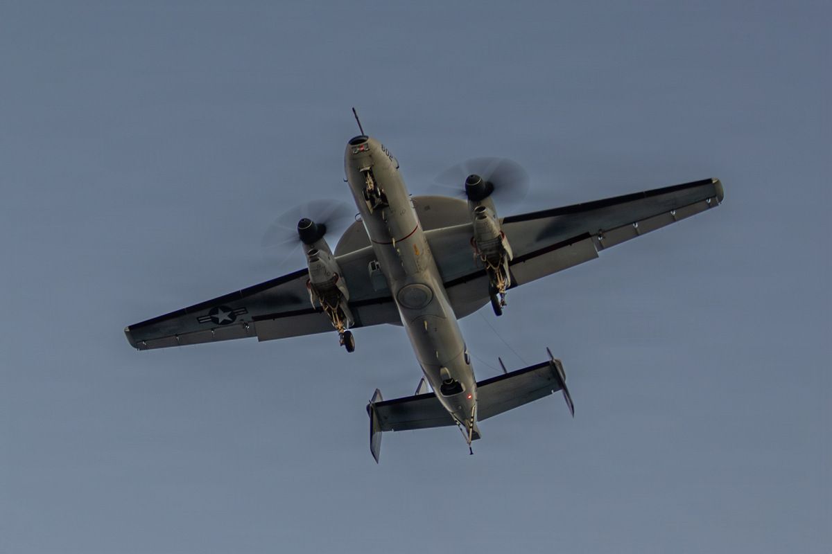 U.S. Navy warplane takes off from the aircraft carrier USS Abraham Lincoln during Operation Epic Fury targeting Iran in the Gulf of Oman, on March 01, 2026. [U.S. Navy / Handout - Anadolu Agency]