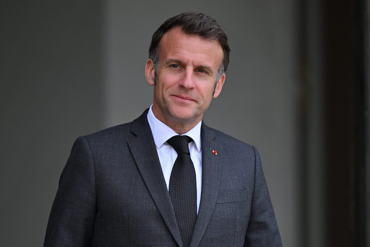 French President Emmanuel Macron at the Elysee Presidential Palace in Paris on March 24, 2026. [Mustafa Yalçın - Anadolu Agency]