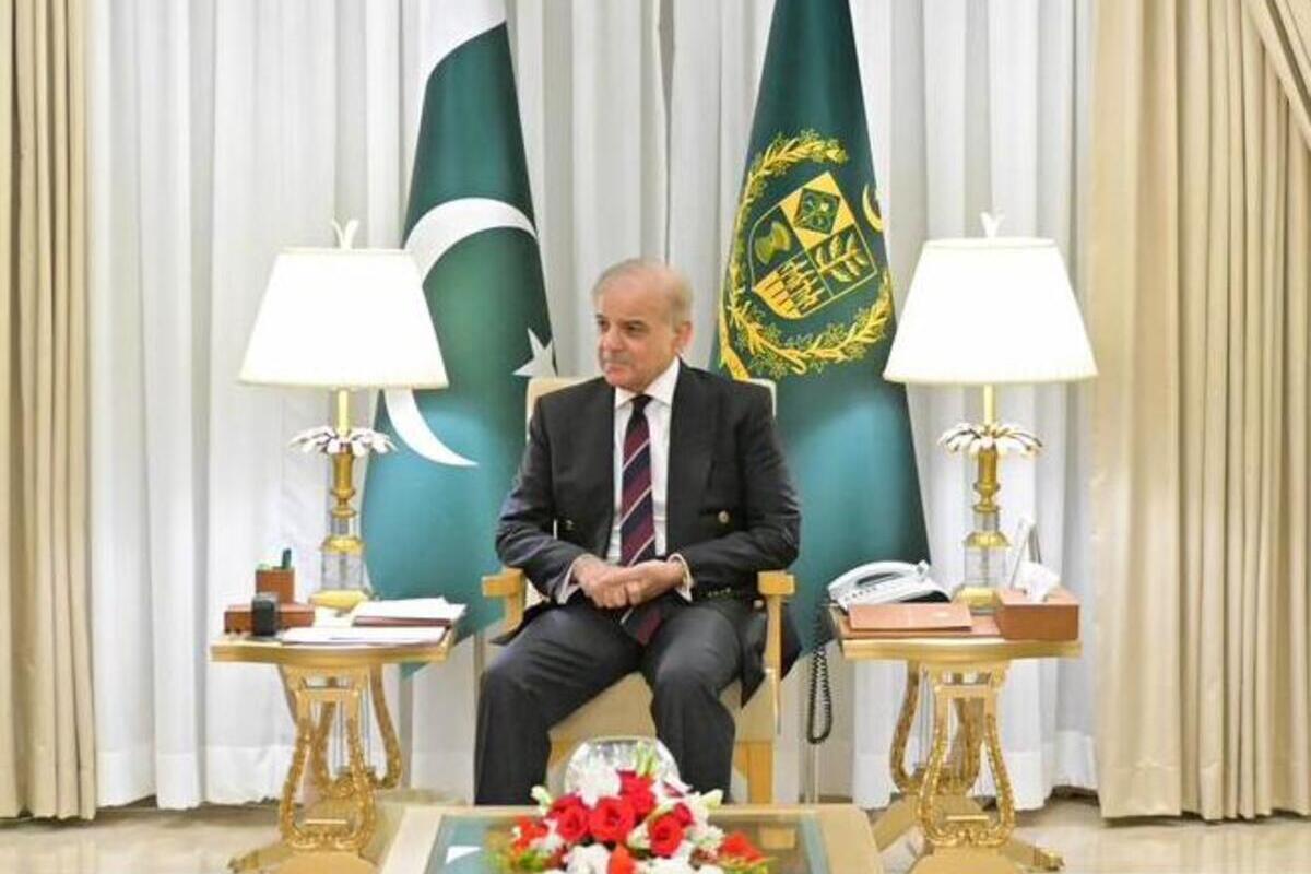 Pakistan Prime Minister Shehbaz Sharif in Islamabad, Pakistan on March 29, 2026. [Turkish Foreign Ministry - Anadolu Agency]