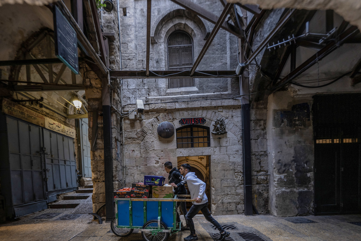 Daily life continues in the Old City of East Jerusalem after a temporary ceasefire between the United States and Iran, also involving Israel, on April 09, 2026. [Mostafa Alkharouf - Anadolu Agency]