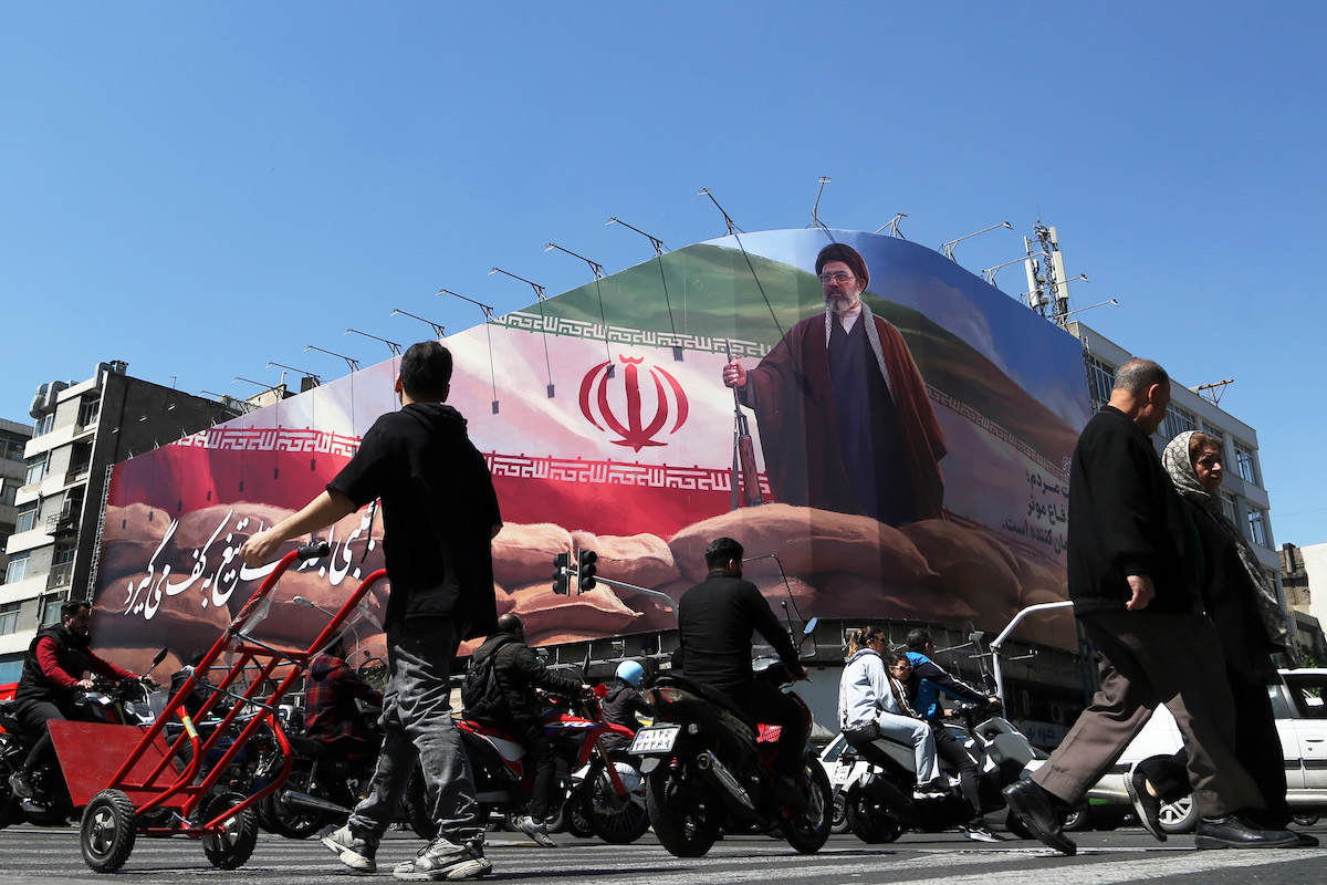 People are seen going about their daily routines on streets and avenues in Tehran, Iran, as talks between the United States and Iran begin in Islamabad, on April 11, 2026. [Fatemeh Bahrami - Anadolu Agency]