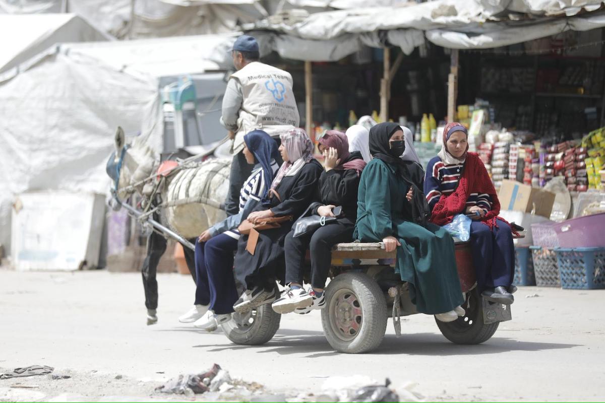 Gaza’s transport system is under strain due to the occupation’s ban on car parts and engine oil, on 14 April 2026 [Mohammed Asad/Middle East Monitor]