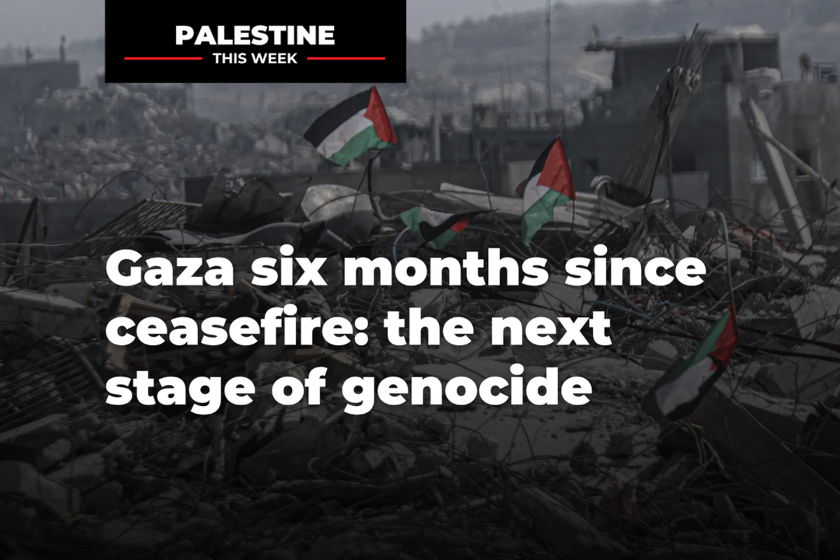 Gaza six months since ceasefire: the next stage of genocide | Palestine This Week with Mouin Rabbani