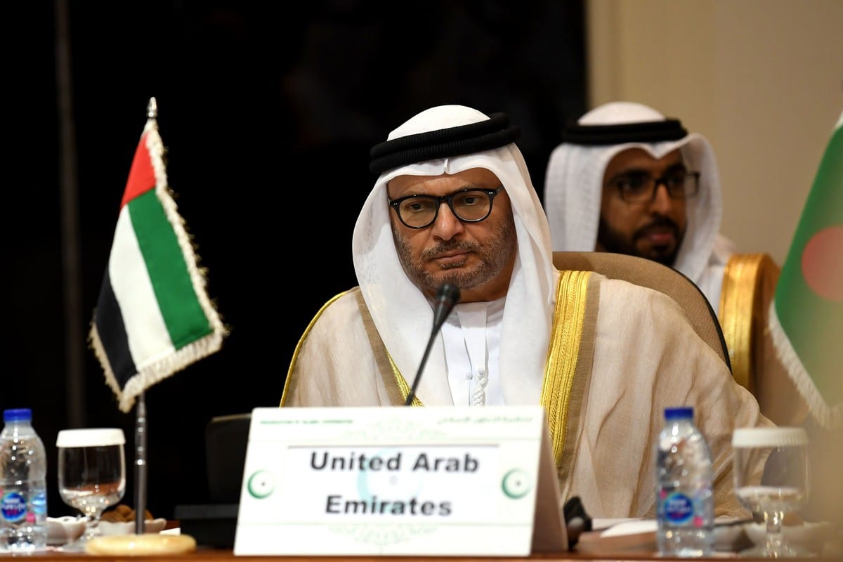 Anwar Gargash, diplomatic advisor to the president of the UAE. [AMER HILABI/AFP/Getty Images]